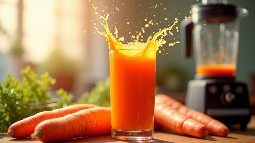 carrot juice with vitamix