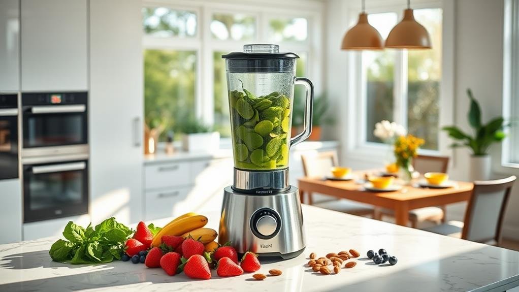 efficient self cleaning blender technology