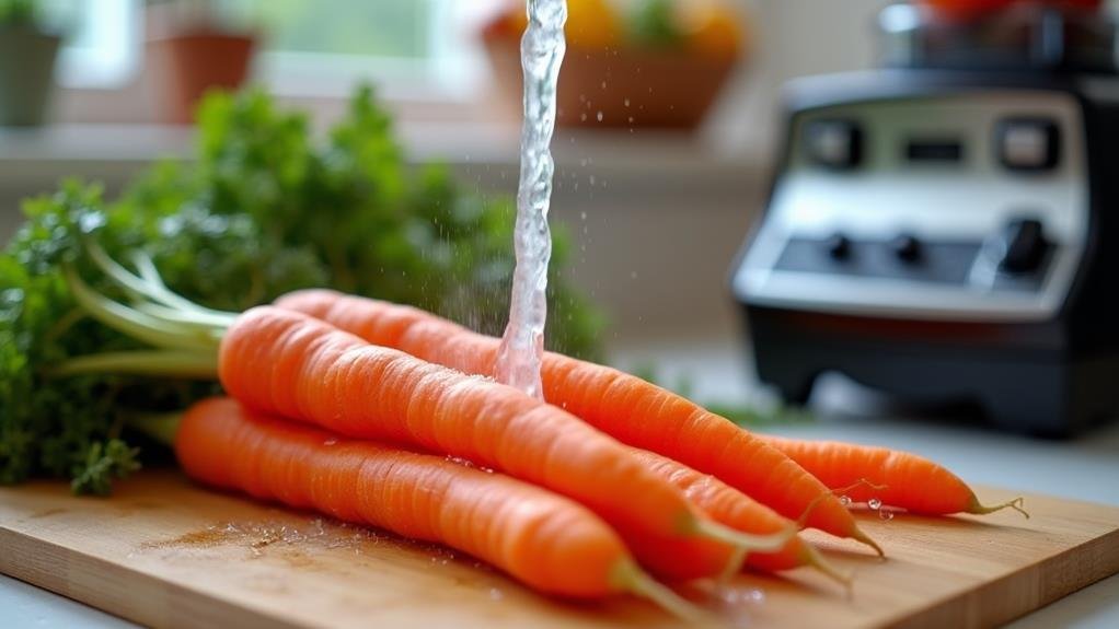 washing peeling slicing cooking