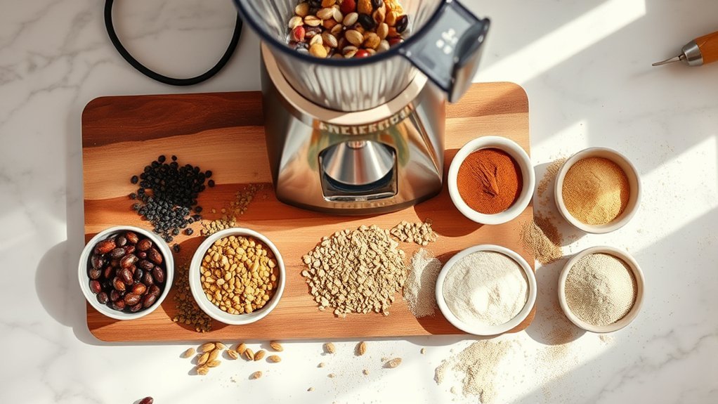 milling grains into fresh flour