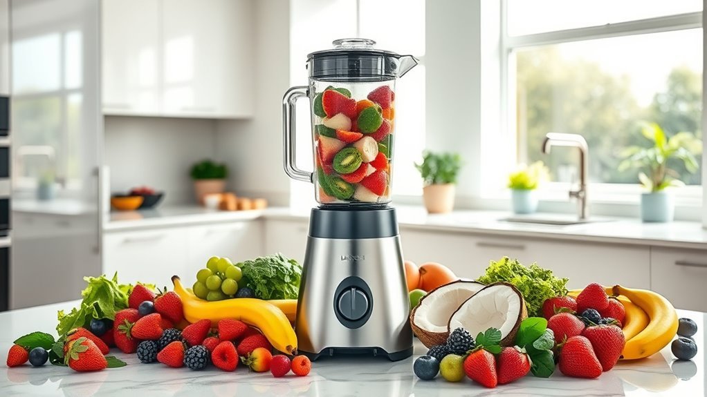 blade thickness enhances blending