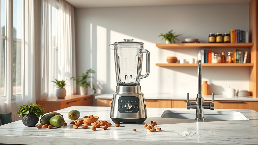 blender speed for nut butter