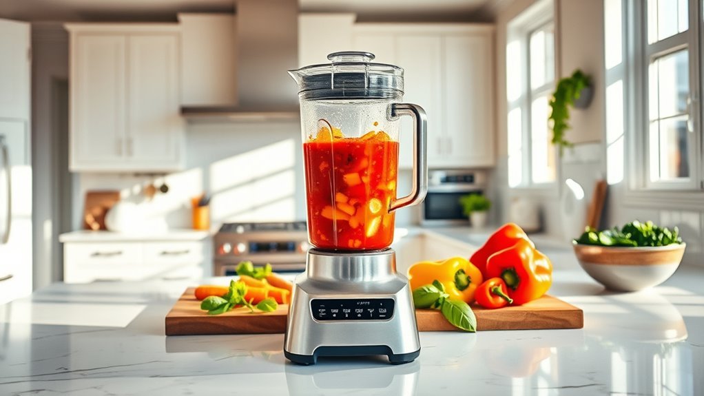 blending hot ingredients safely