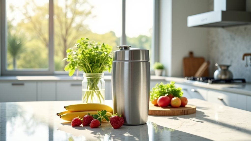 durable stainless steel jars
