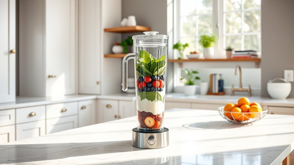 glass jars for blending