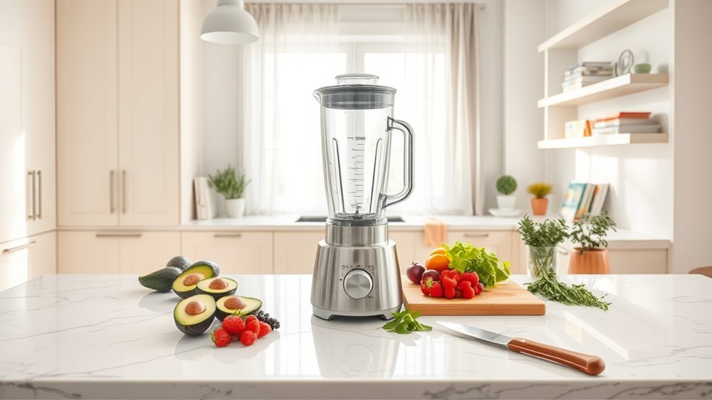 quiet morning smoothie prep