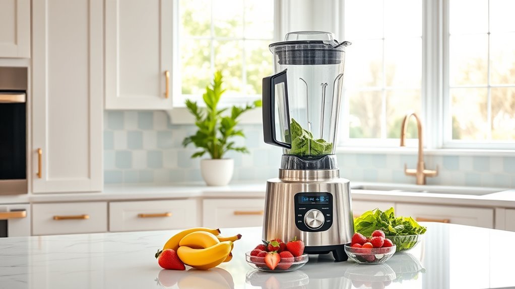 sharp blades ensure superior blending