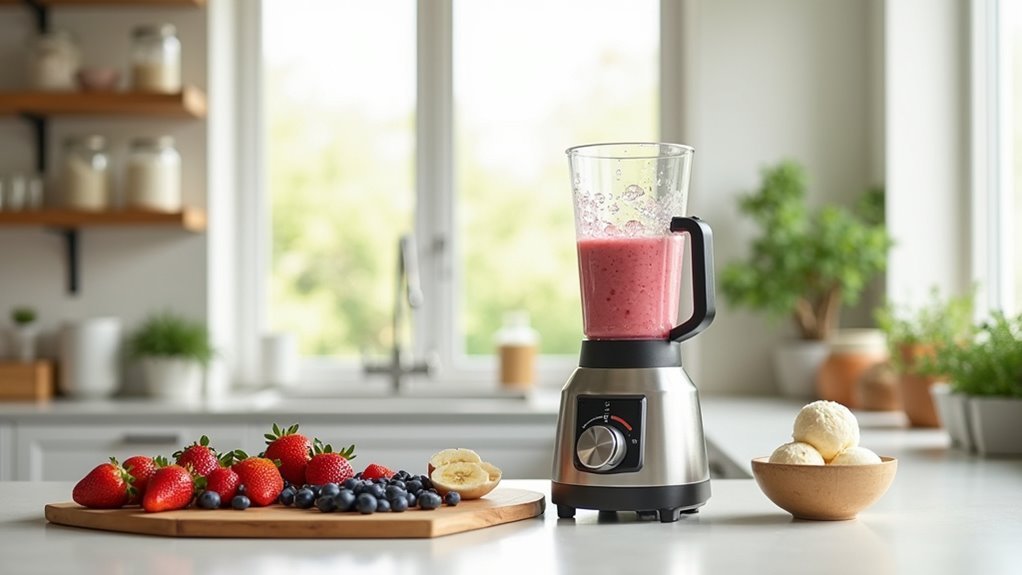 smooth frozen dessert blending