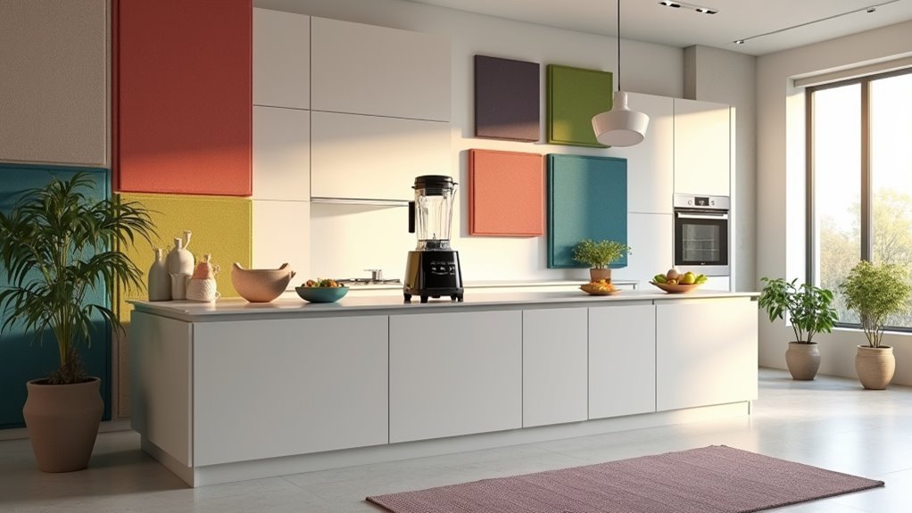 sound absorbing materials for blending