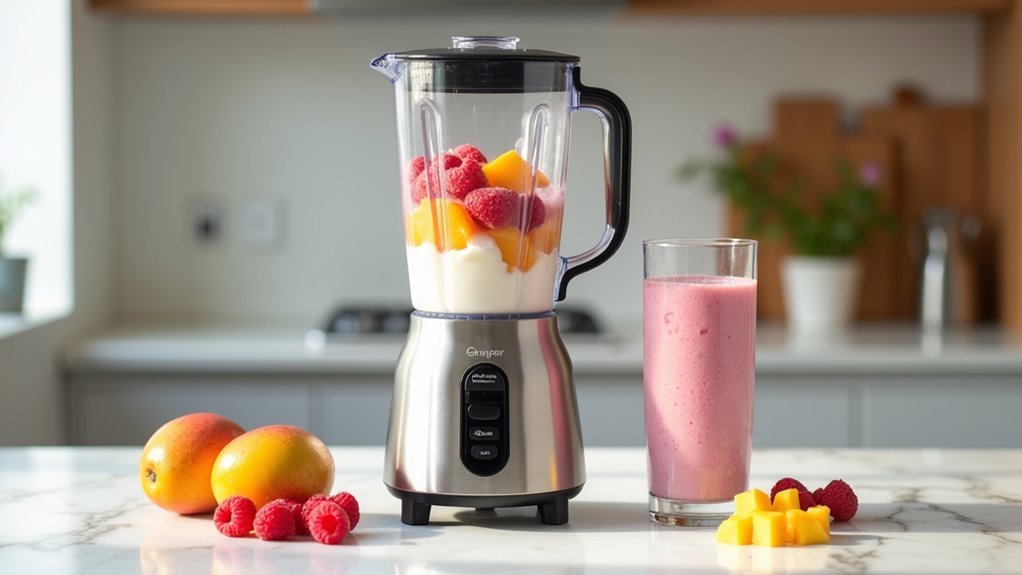 blend liquids then solids