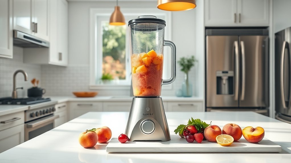 cherry peach limeade smoothie