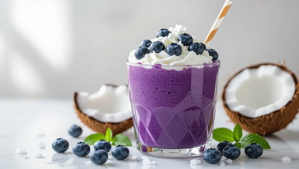 coconut blueberry smoothie recipe