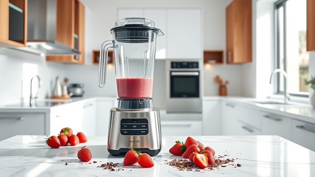 healthy chocolate smoothie bowl