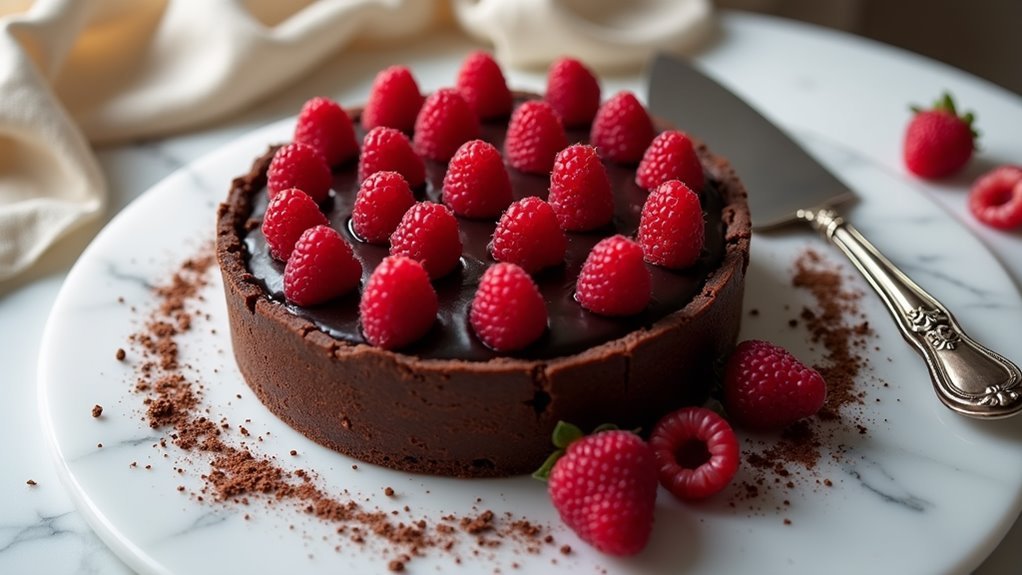 indulgent raspberry chocolate treat