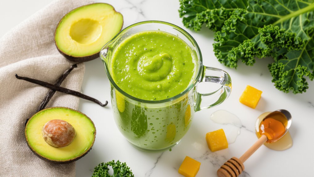 irresistibly creamy kale smoothie