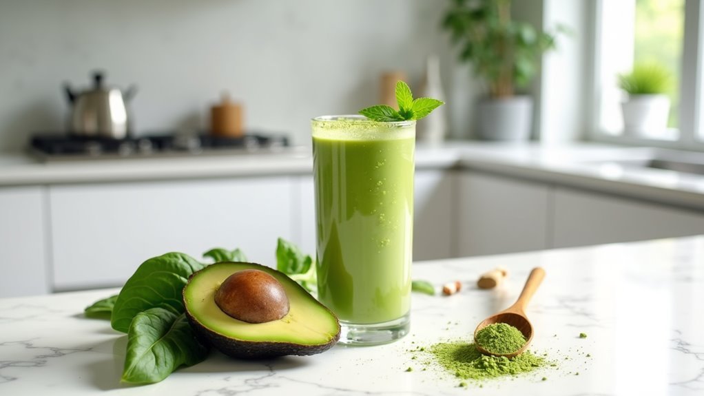 matcha smoothie energizes you