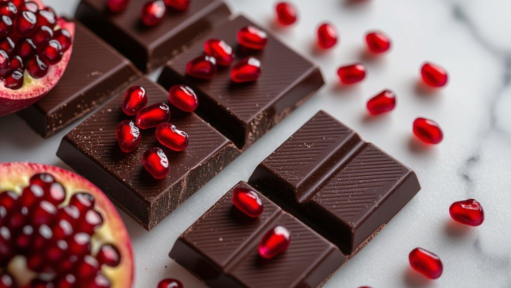 pomegranate infused chocolate indulgence