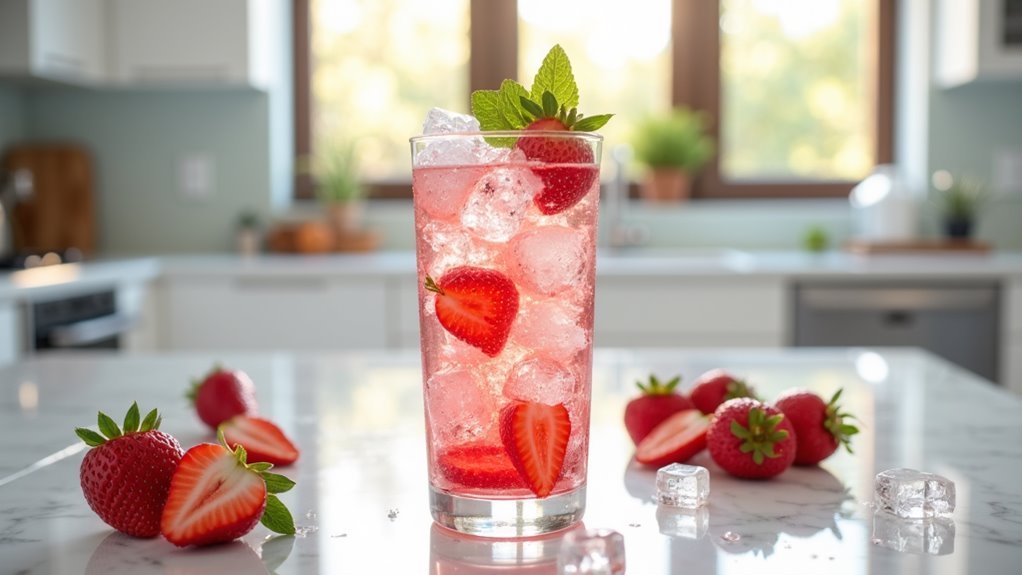 strawberry fizzy drink recipe