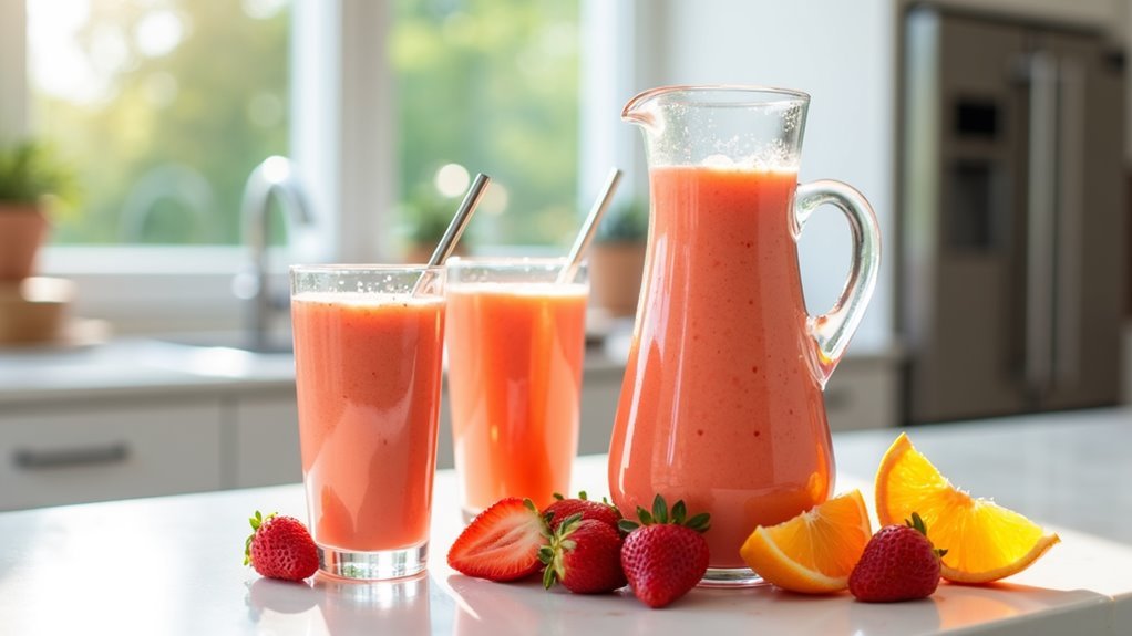 strawberry orange smoothie recipe