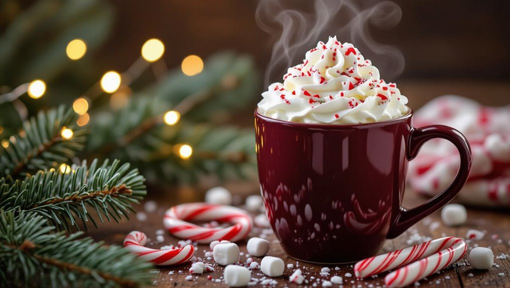 warm chocolaty peppermint delight