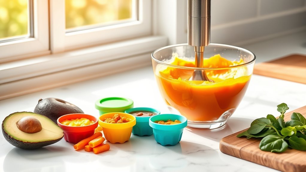 adapting baby food textures
