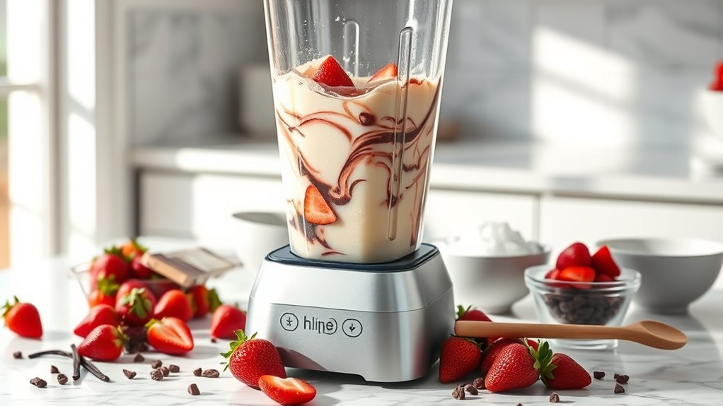 blenders make quick ice cream