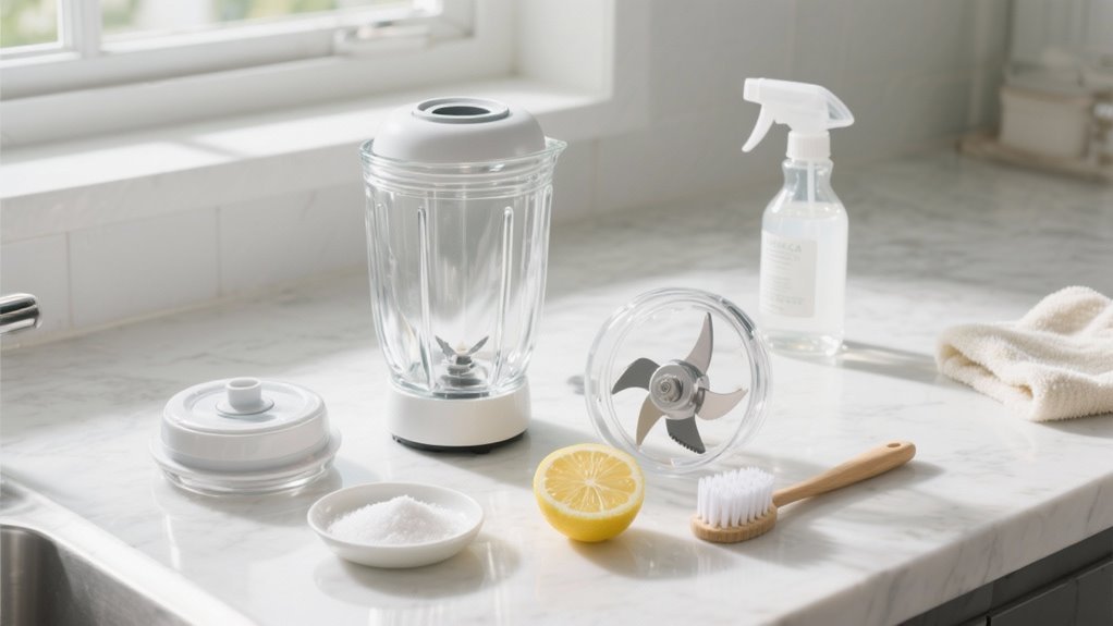 clean blender without damage