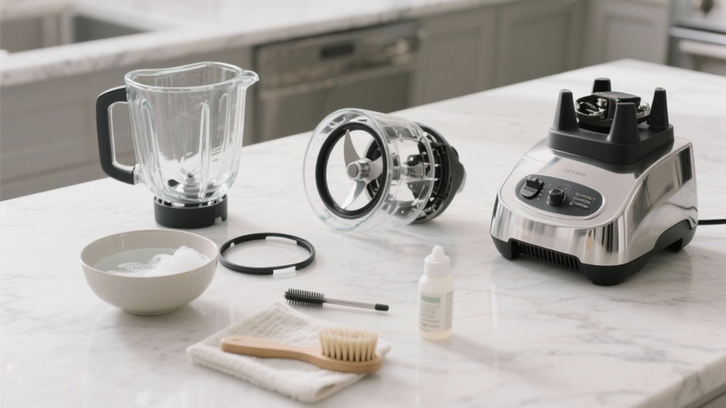disassemble blender for cleaning
