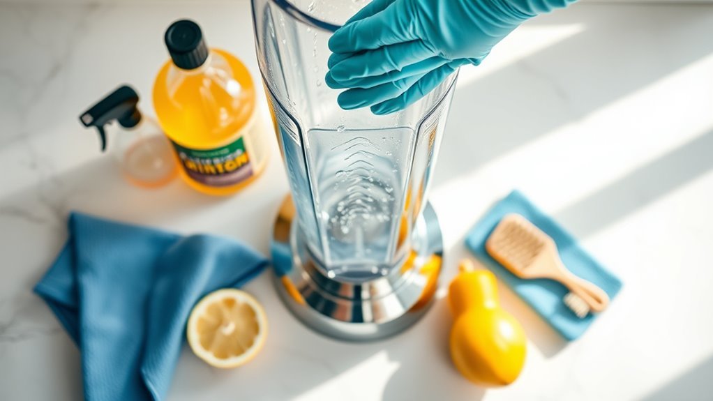essential blender cleaning supplies