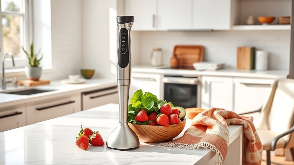 immersion blender simplifies baby food