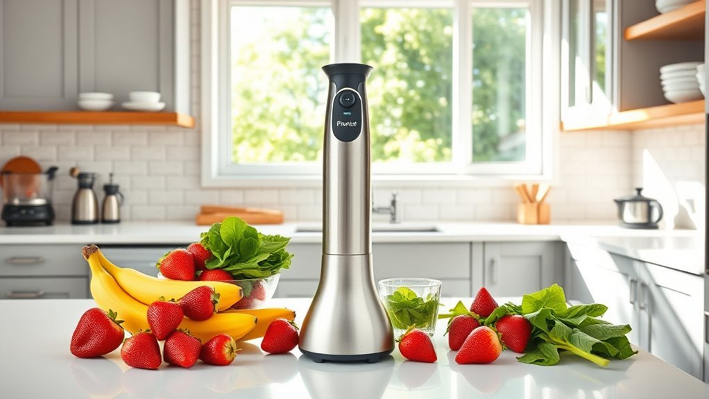 immersion blender smoothie convenience