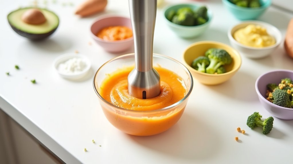 immersion blenders prepare babyfood