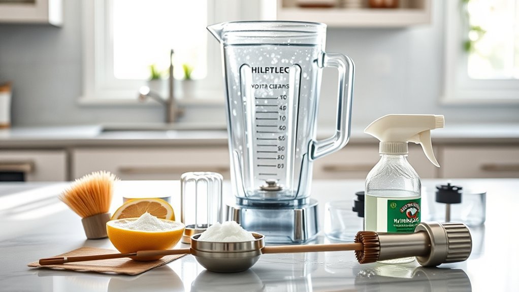 natural vinegar baking soda cleaners
