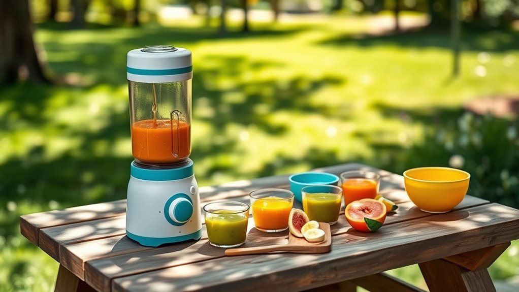 portable baby food blending