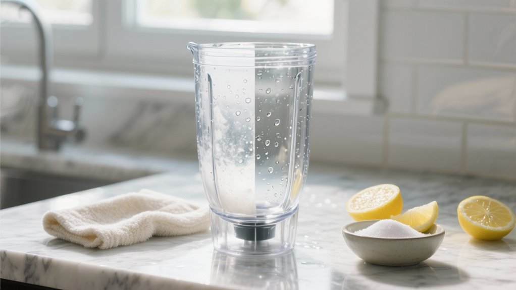 removing tough residue blenders