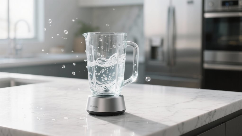 self cleaning blenders operate automatically