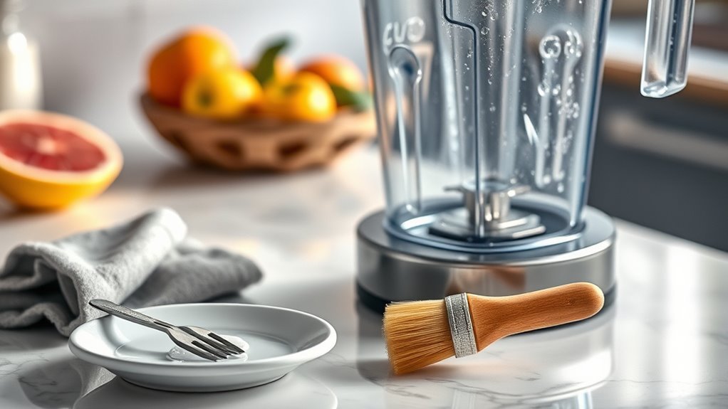 unplug blender before cleaning
