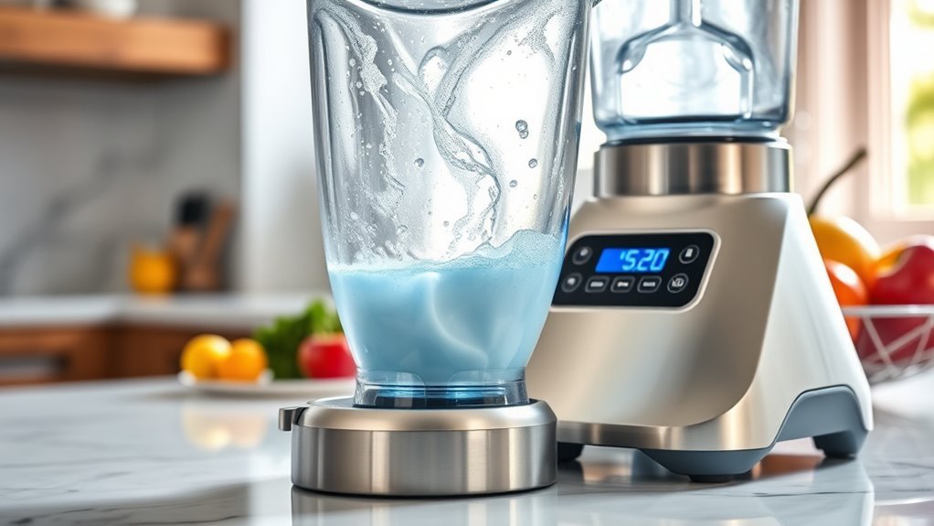 vortex powered self cleaning mechanism