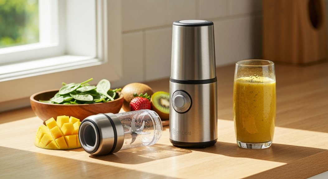 portable battery powered blending