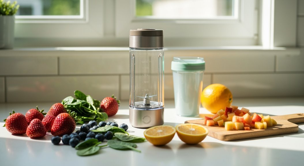 portable spill resistant blend