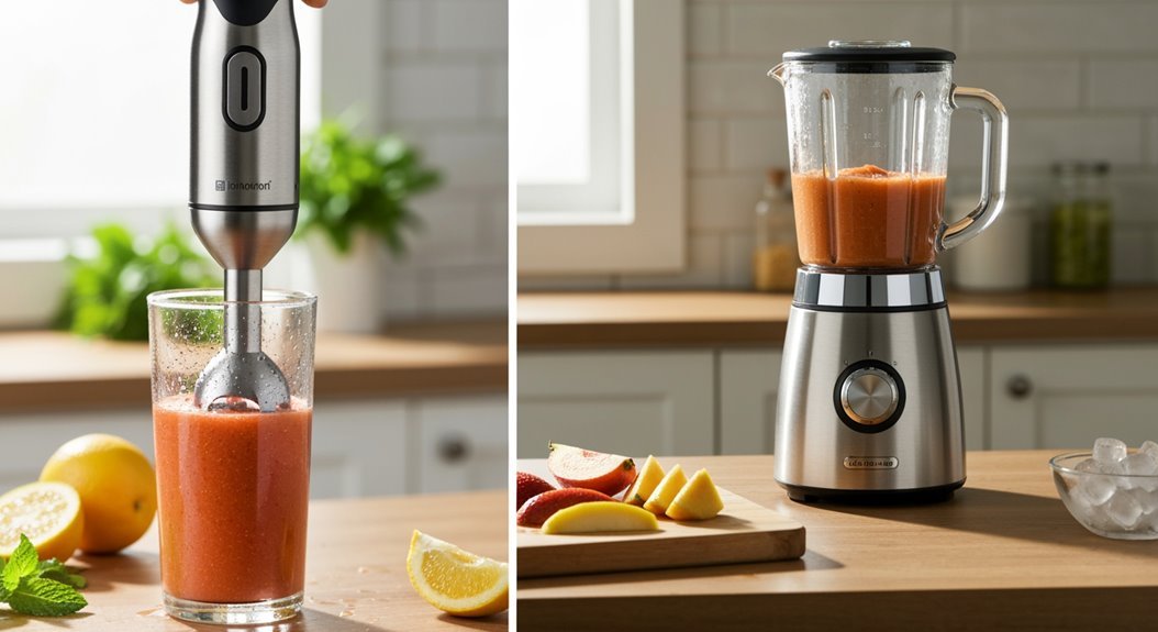 portable versus powerful blending