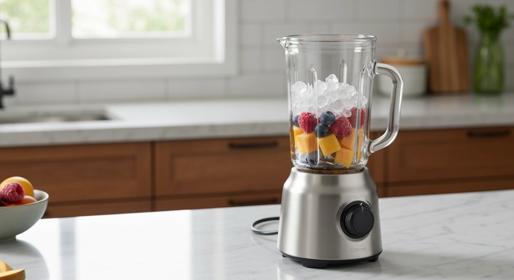 powerful compact ice blender