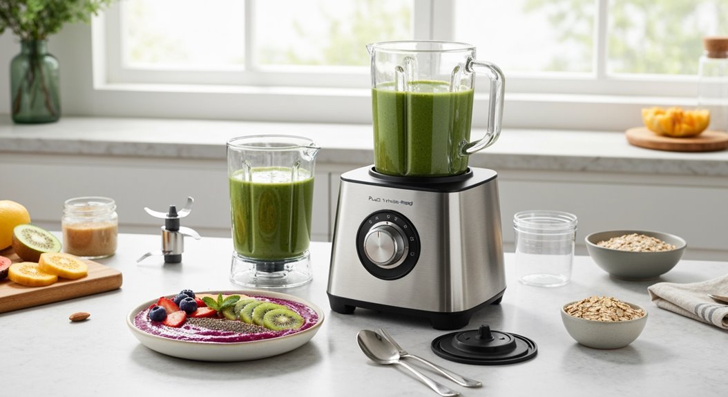 versatile interchangeable blender attachments