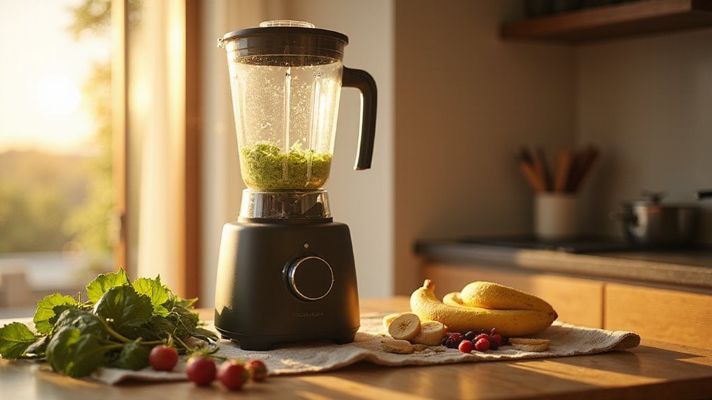 quiet blender pulse control and stability