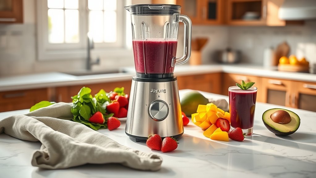 eight presets for soups milks baby foods